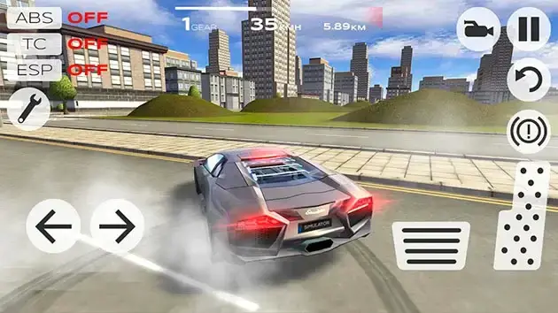 Extreme car driving