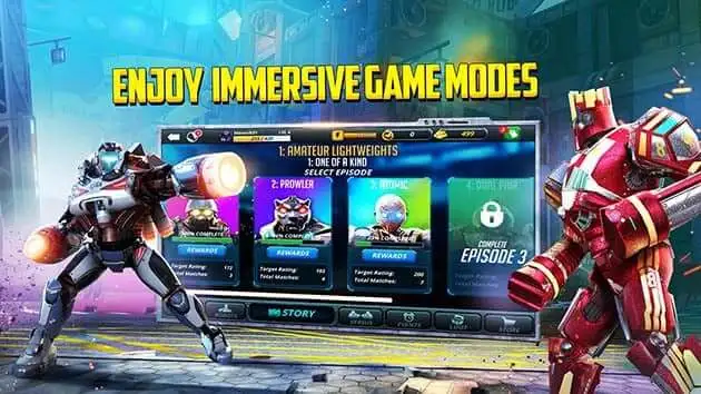 Career Mode in World Robot Boxing 2