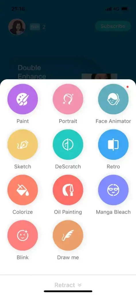 Customizable Settings in Remini
