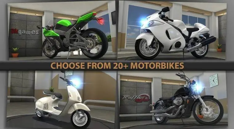 Unlock All Bikes in traffic rider
